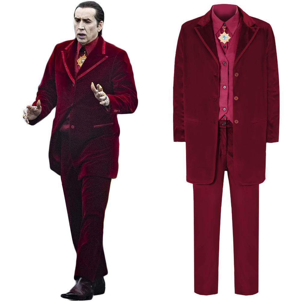 2023新电影雷恩菲尔德 德古拉cos服万圣节吸血鬼角色扮演cosplay