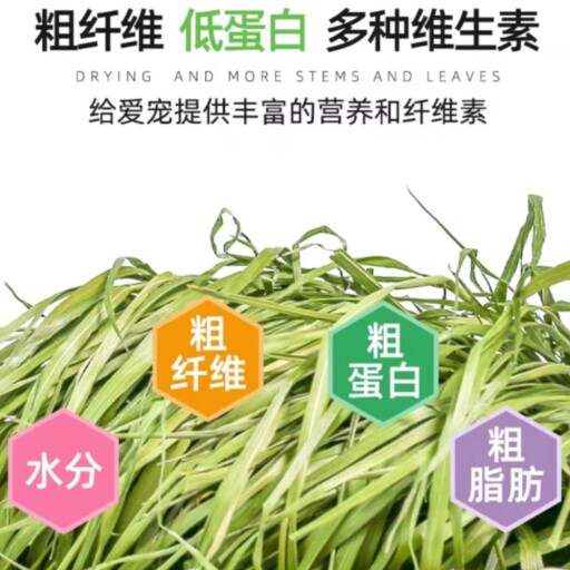 25年晒干头茬提摩西草兔子龙猫 独立包装 高纤维主食草5斤装