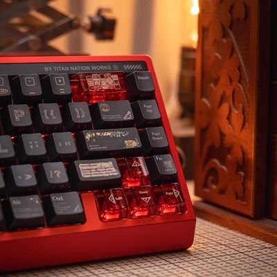 NORIIY《玛雅》骆砾键帽PBT原厂侧刻五面热升华+PC透明机械键盘帽