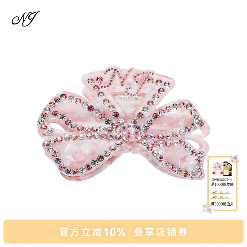 NJ抓夹蝴蝶结造型可爱温柔图片