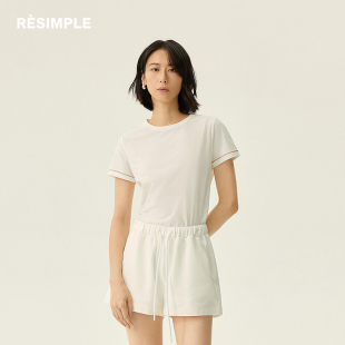 RESIMPLE简单点极简生活女装 0657 短袖 T恤