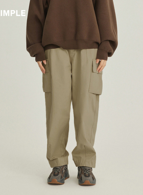 RESIMPLE简单点男士休闲裤2024新款慵懒风直筒宽松百搭长裤女0015