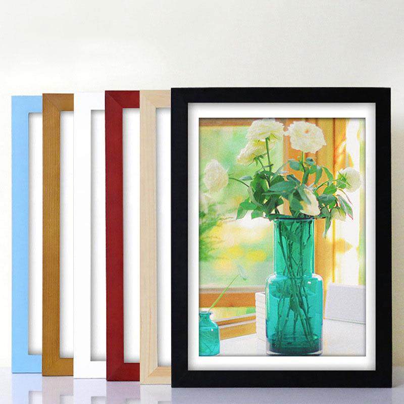 实木大相框1000片拼图画框装裱定制50*75CM框架挂墙现代简约风格,家居饰品,相框/画框,淘宝优惠券,粉丝福利购,淘宝优惠卷