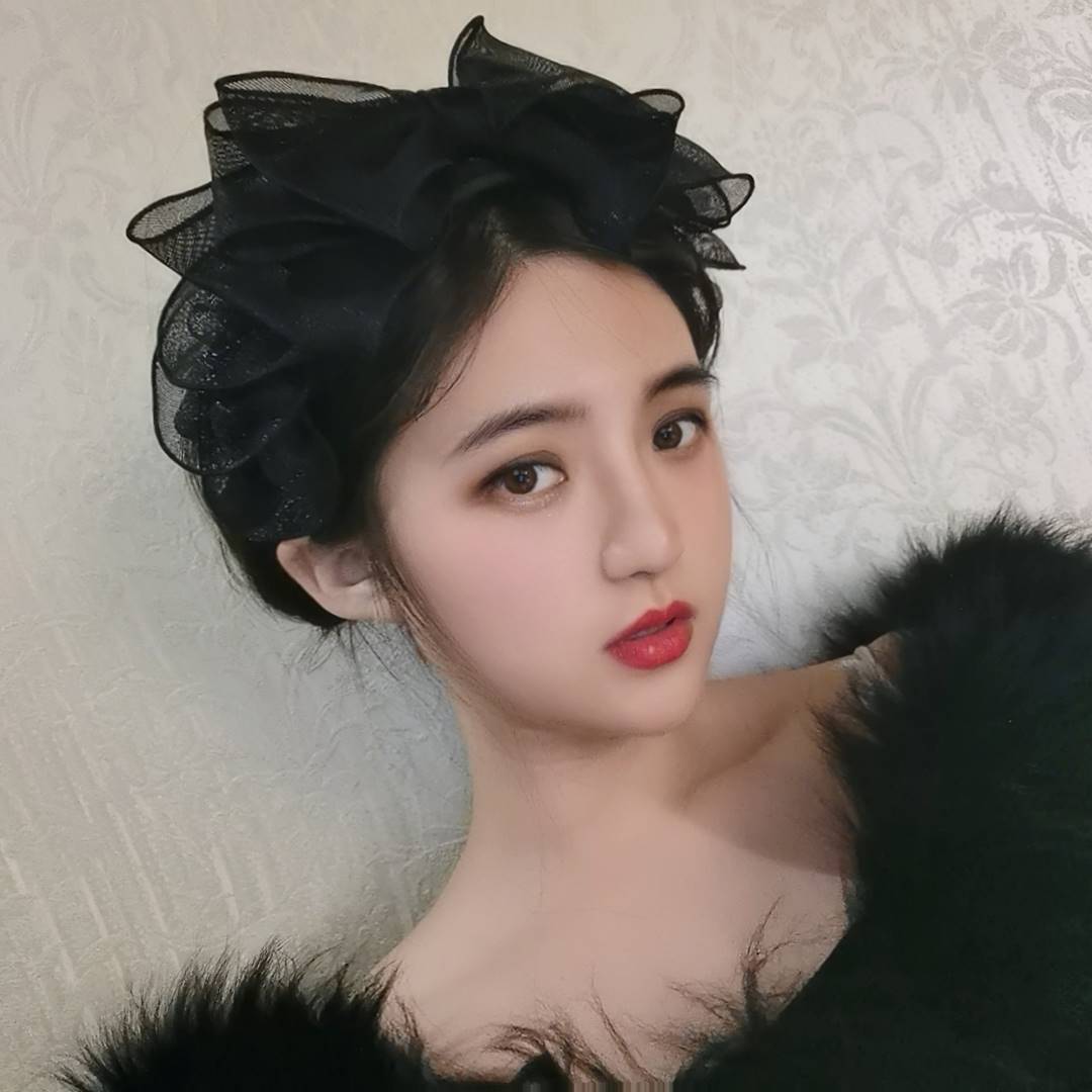 新品 网红新款大蝴蝶结发箍女夏季高颅顶发卡短发头饰高级感头箍