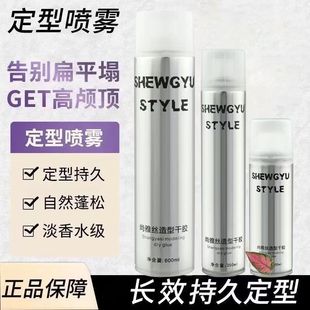 尚雅丝塑形蓬松喷雾发胶干胶男女刘海造型持久定型正品 发廊不黏腻