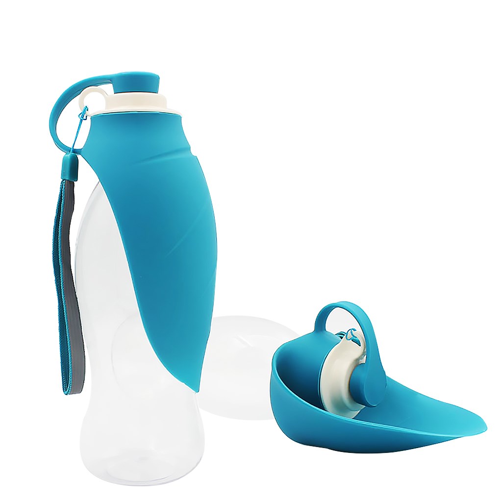 580ml Portable Pet Feeder Drinking Bowl Dispenser Water Bott