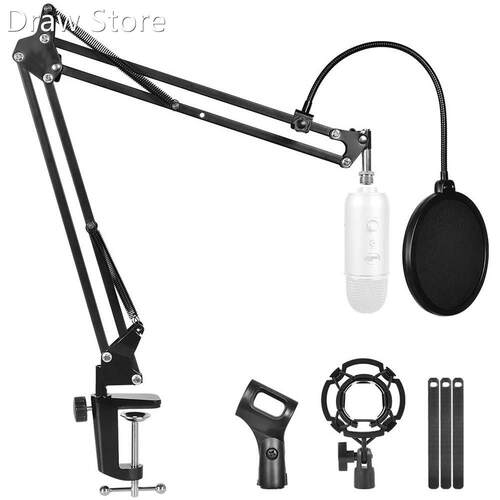 Microphone Stand For Blue Yeti and Blue Yeti Pro with Mic Po