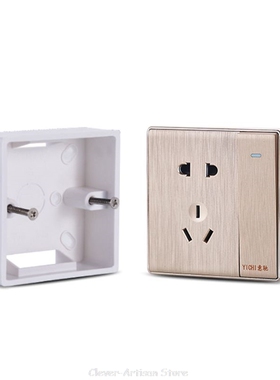 86X86 PVC Thickening Junction Box Wall Mount Cassette Switc