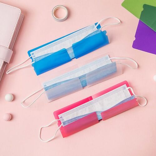 Portable Foldable Face Masks Storage Clip Holder Dustproof M