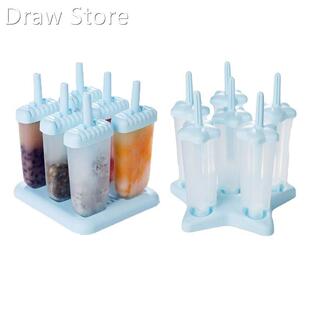 Mould Popsicle-Mold Ice-Cream-Maker Reusable-Tool Cool 6-Gri