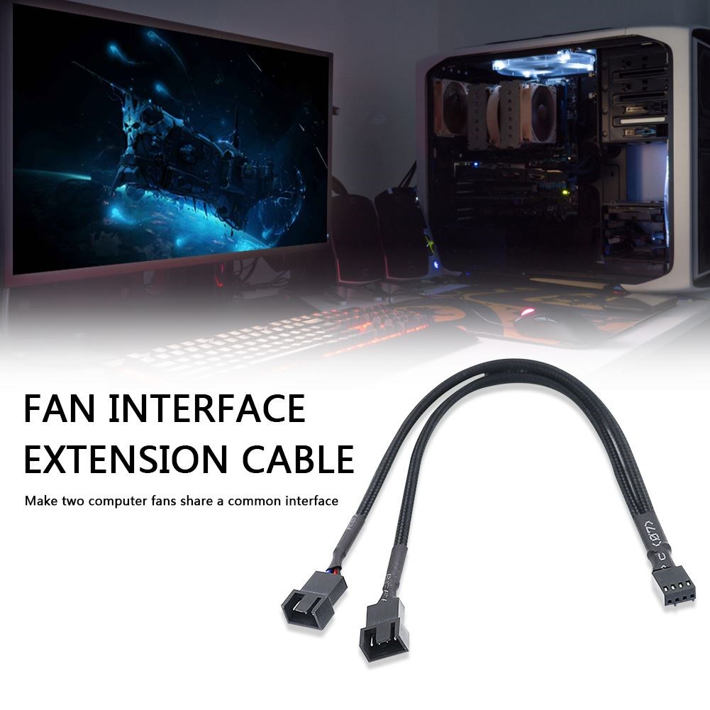 Mainboard CPU 4 PIN Fan Extention Cables PWM 4P Adapter Cabl