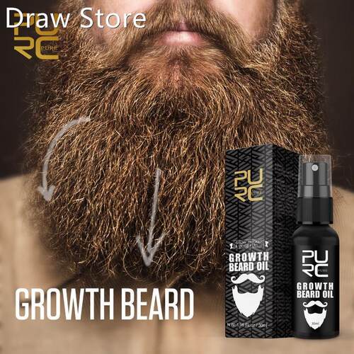 1pcs Men Beard Growth Oil Accelerate Facial Hair Thicker Gro