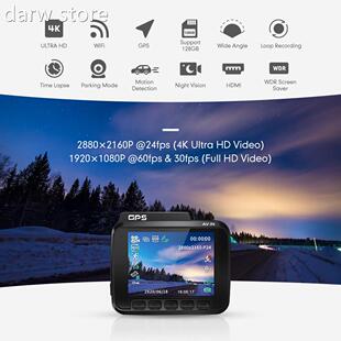 Neewest AZDOME GS63H Dash 1Cam D ualLens 4K UHD Rcodirng Das