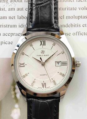 PABLO RAEZ 2020 Pure Leather Men's Watch Top Brand Luxur