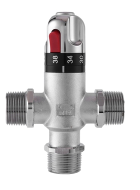 Thermostatic Mixer Water Mixing Valve,DN25 Thermostatic Mixi
