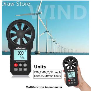 Backlight with CFM Anemometer Meter Wind LCD Speed