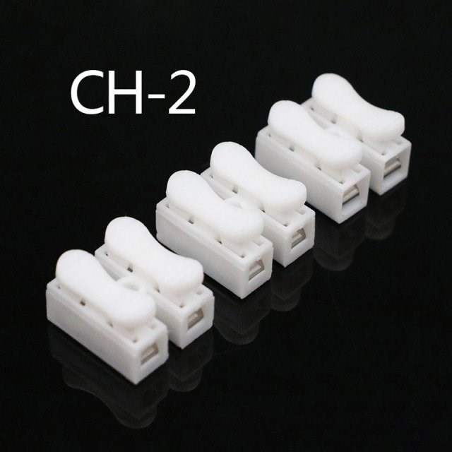 NEW 10pcs CH-2 2p G7 Spring Wire Quick Connector Splice With