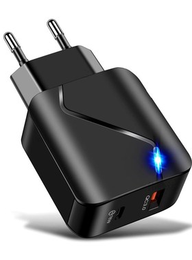 USB Charger Quick Charge 3.0 2 Port QC PD18W Fast Charging F