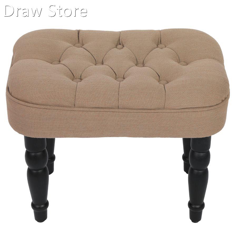 49x40x40cm Seat Dressing Stool Ottoman Vanity Stool with woo