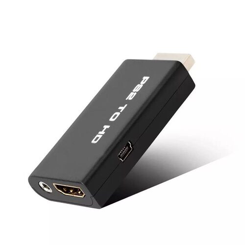 For PS2 To HDMI-compatibale Audio Video Converter Adapter Wi