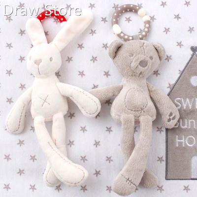 cute Baby Crib Stroller Toy Rabbit Bunny Bear Soft Plush inf