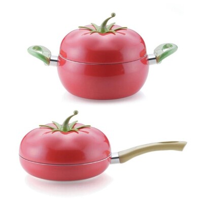 Fruit Tomato Stockpot Frying Pan Cooking Pot Saucepan Induct