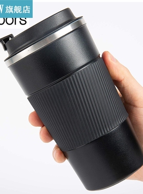12oz/17oz Thermal Mug Portable Stainless Steel Coffee Mug L