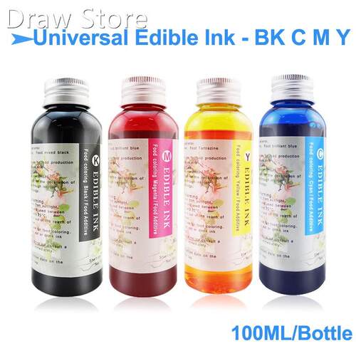 Edible Ink Canon HP Epson Printer Food Ink Cake Coffee Ch