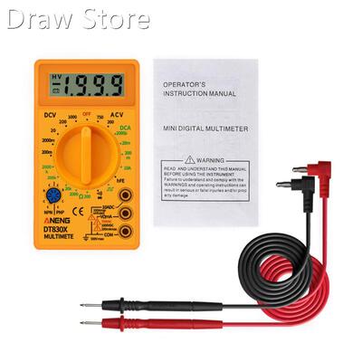 Digital Multimeter Voltmeter Ammeter Ohmmeter DC10V~1000V AC