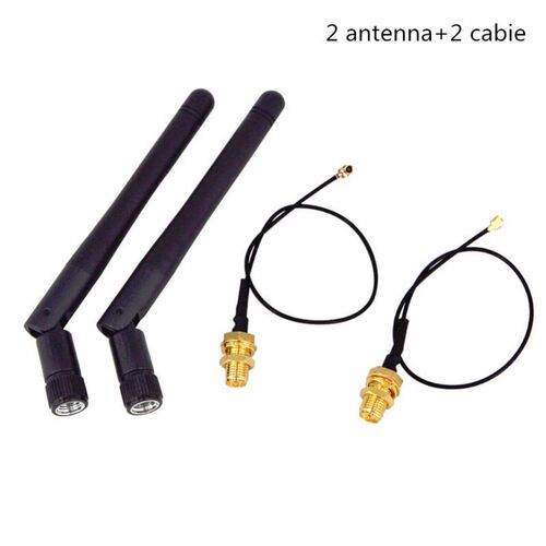 2PCS/lot 2.4GHz 3dBi WiFi 2.4g Antenna Aerial RP-SMA Male Wi