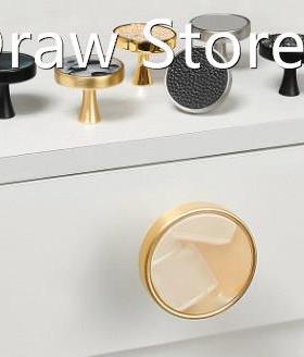 Resin S Cabinet Knob chest pulls Knob single hole Drawer Han