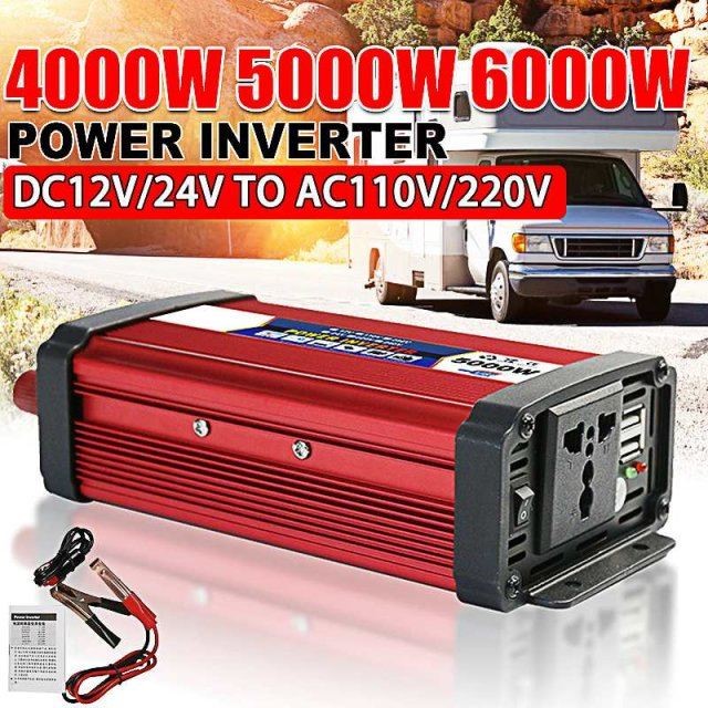 4000W 5000W 6000W DC 12V/24V To AC 110V/220V Modified Sine W