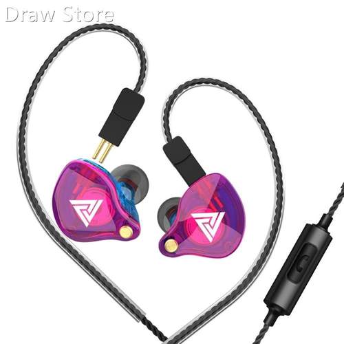 QKZ VK4 Wired Earphone Universal Detachable In Ear Bass Det