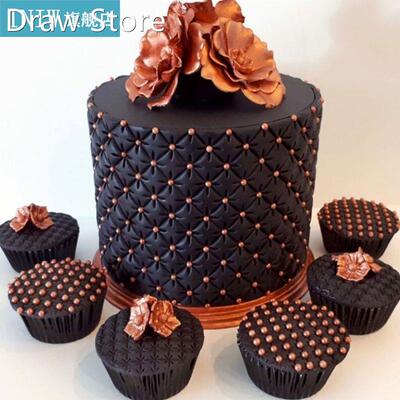 DIY Baking Tools 3D Gypsophila Diamond Square for Decorating