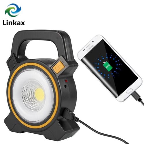 30W COB Portable Spotlight 2400LM Lantern Searchlight Built