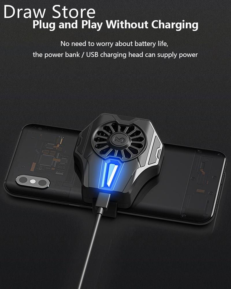 MEMO Mobile Phone Radiator PUBG Gaming Phone Cooler Water c
