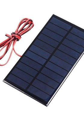 1PCS 5.5V 1.6W 291mA With 100CM Wire  Solar System DIY F