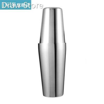 2Pcs/Set Boston Shaker 750/600/450ml Stainless Steel Cockta