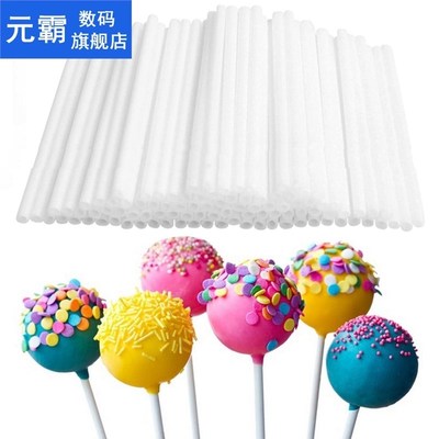 HOT 80Pcs/set Disposal Lollipop Sticks 适用于 Candy Pops Non