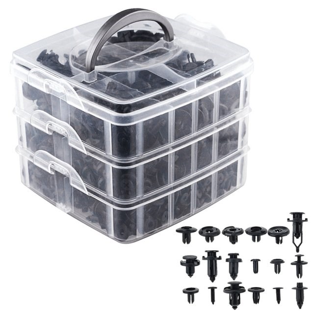 620PCS/Box Car Fastener Clips Mixed Fasteners Door Trim Pane