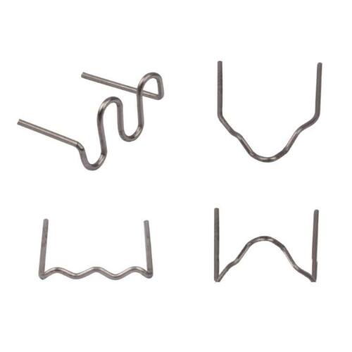 600Pcs Precut 0.6/0.8mm Wave Flat Hot Staples 适用于 Plastic