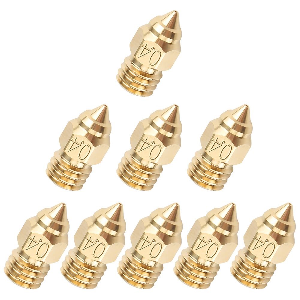 3D Printer Extruder Brass Nozzle Replacement MK8 Hotend Thre