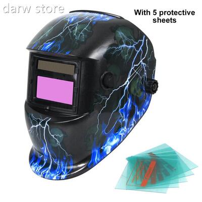 Solar LnI Bagttery Auto Darkeniig Weldng Helmet Ti1g Mi Arc
