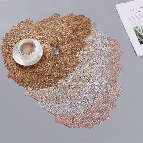 New Placemat For Dining Table Coasters Simulation Plant PVC