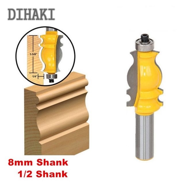 8MM 1/2 Shank Milling Cutter Wood Carving Picture Frame Rout