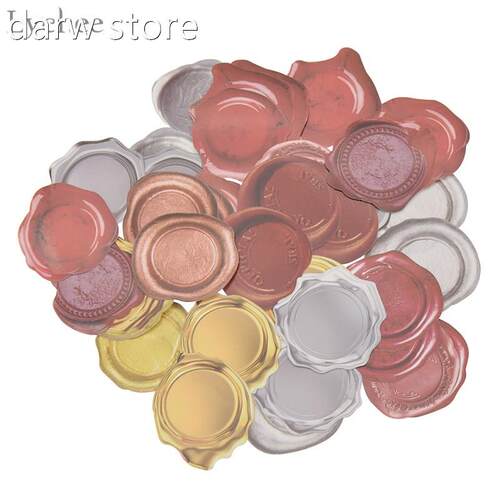 Lyche e Li1fe r45csRetro Wax Seal Design Sticker Fpor Scapbo