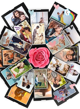 Handmade Surprise Party's Love Explosion Box Gift Explosion