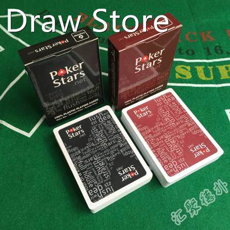 2/Lot Baccarat Texas Hold'em Plastic Playing Cards Water