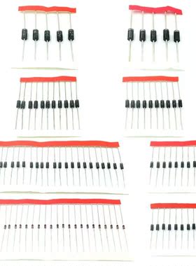 1N4148 1N4007 1N5819 1N5399 1N5408 1N5822 FR107 FR207,8value