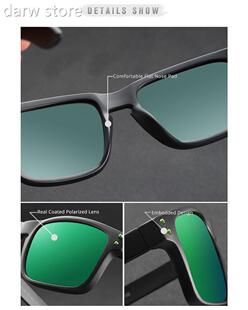 KDEAM New Sport1O en olarized SquaPrMe Sun Glasses utdoor Wo